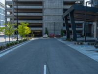 Urban Road in Salt Lake City, Utah