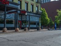 Salt Lake City's Urban Streets: Lined with Storefronts