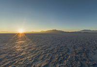 Salt Lake City, USA: Dawn over Mountain Landscape