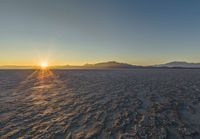 Salt Lake City, USA: Dawn over Mountain Landscape