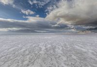 Salt Lake City, Utah: Salt Flats and Mountain View