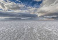 Salt Lake City, Utah: Salt Flats and Mountain View