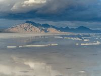 Salt Lake Desert Landscape in Utah