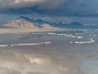 Salt Lake Desert Landscape in Utah