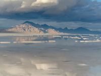 Salt Lake Desert Landscape in Utah