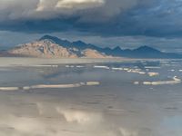 Salt Lake Desert Landscape in Utah