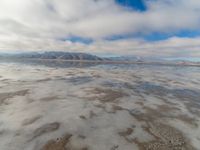 Salt Lake Desert in Utah: Mountain Landscape