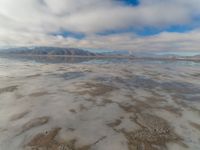 Salt Lake Desert in Utah: Mountain Landscape