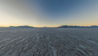 Salt Lake Landscape: Mountains in Open Space