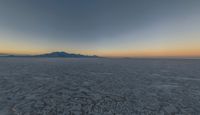 Salt Lake Landscape: Mountains in Open Space