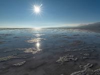 Salt Lake Landscape: Mountains and Sunshine