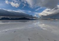 Salt Lake Landscape in Utah: A Sunny Day