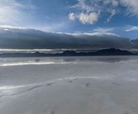 Salt Lake Landscape in Utah: A Sunny Day