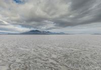 Salt Lake Mountains: Salt Flats View