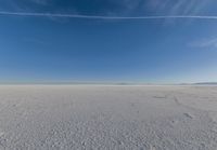 Salt Lake, USA: Clear Sky Landscape