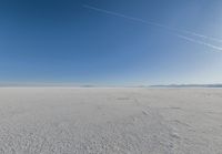 Salt Lake, USA: Clear Sky Landscape