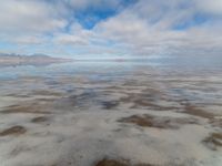 Salt Lake, Utah: Desert Terrain and Salt Under Sunshine