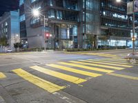 San Francisco Business District: Night Skyline