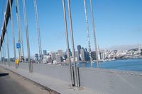 San Francisco Cityscape from Bridge with Clear Sky