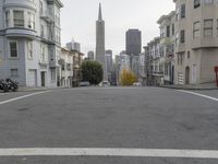 San Francisco Cityscape Under a Grey Sky