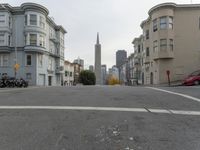 San Francisco Cityscape Under a Grey Sky