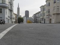 San Francisco Cityscape Under a Grey Sky