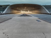 San Francisco's Concrete Bridge at Dawn