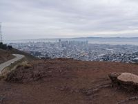 San Francisco Dawn Cityscape Overlook 004