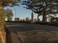 San Francisco at Dawn: Overlooking the Clear Sky