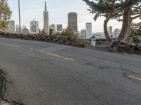 San Francisco at Dawn: Overlooking the Clear Sky