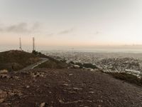 San Francisco Dawn: Overlooking the Cityscape