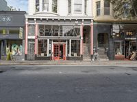 San Francisco: A Day with Clear Sky and Vibrant Storefronts