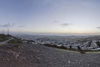 San Francisco's Highland Hill overlooking the Ocean