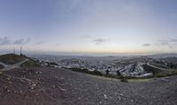 San Francisco's Highland Hill overlooking the Ocean