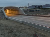 San Francisco Highway Under a Grey Sky