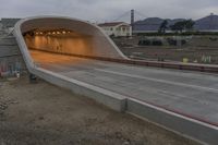 San Francisco Highway Under a Grey Sky
