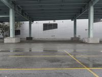 San Francisco Industrial Parking Garage Concrete 001