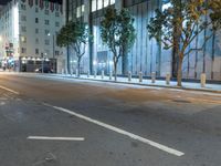 San Francisco at Night: City Street Lights Illuminate the Dark