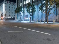 San Francisco at Night: City Street Lights Illuminate the Dark