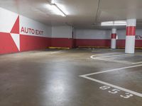San Francisco Night: Urban City Parking Lot