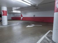 San Francisco Night: Road and Parking Garage