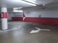 San Francisco Night: Road and Parking Garage