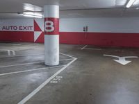 San Francisco Night: Road and Parking Garage