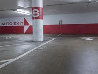 San Francisco Night: Road and Parking Garage