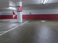 San Francisco Night: Road and Parking Garage