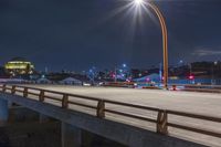 San Francisco Night View of Bridge and Road 003