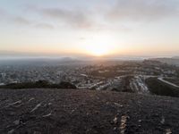 San Francisco Sunrise: Overlooking the Cityscape