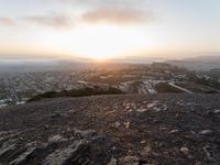 San Francisco Sunrise: Overlooking the Cityscape