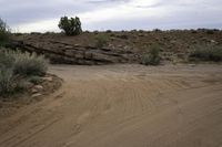 San Rafael Swell Utah Gloomy Landscape