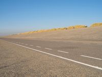 Sand Dune Slope: A Beach Horizon View